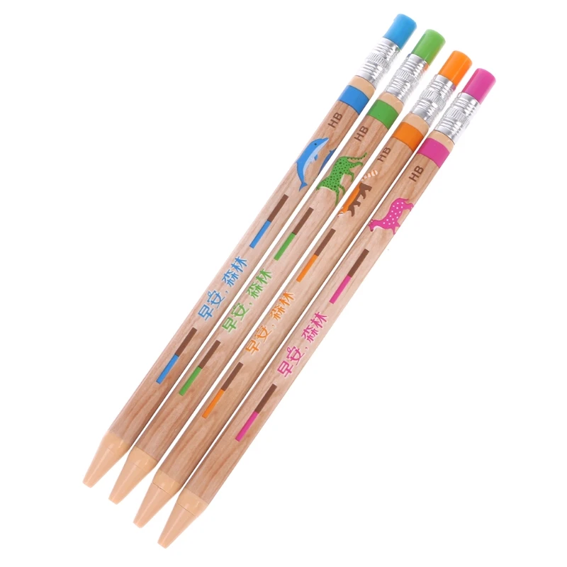

1 Set 2.0mm Plastic Automatic Mechanical Pencil With Sharpener Writing Stationery Gift High Quality