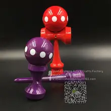 100 шт. kendama 18 см Новая модель точка с полной окрашенная ручка kendama