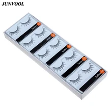 Накладные ресницы, 20 пар, накладные ресницы для наращивания, инструменты для макияжа, натуральные длинные вьющиеся волокна, ресницы для красоты, Cilios Posticos