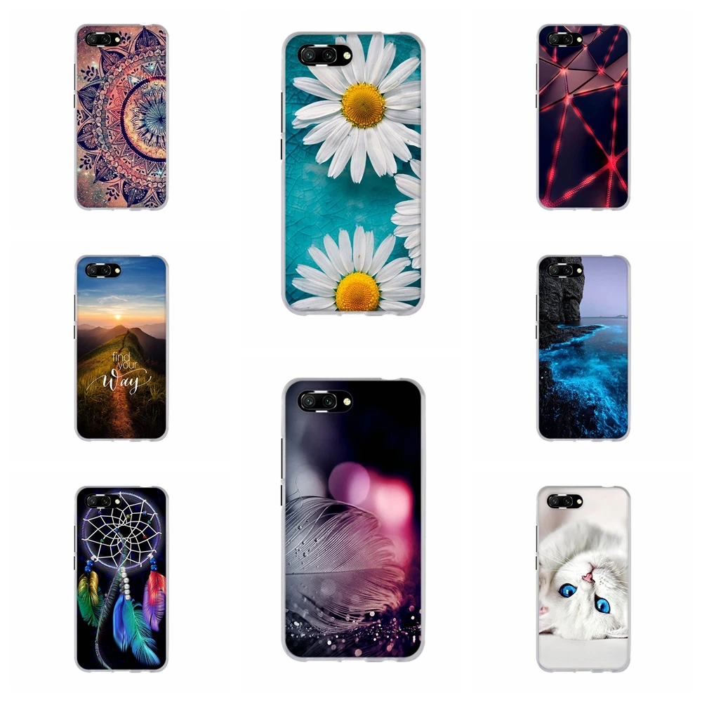 Для Huawei Honor 10 мягкий силиконовый чехол задняя крышка для TPU 3D рамка телефона