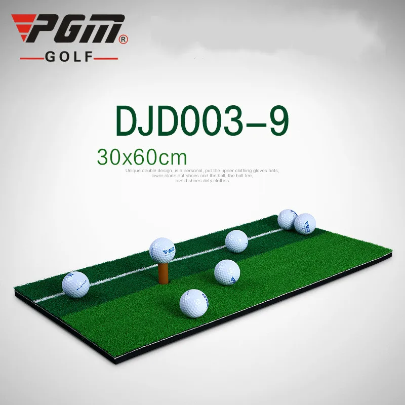 جولف التدريب الايدز الصانع PGM حقيقية الغولف ممارسة حصيرة سادة داخلي الشخصية حصيرة للتمارين الرياضية سوينغ الكرة حصيرة مع whiteline