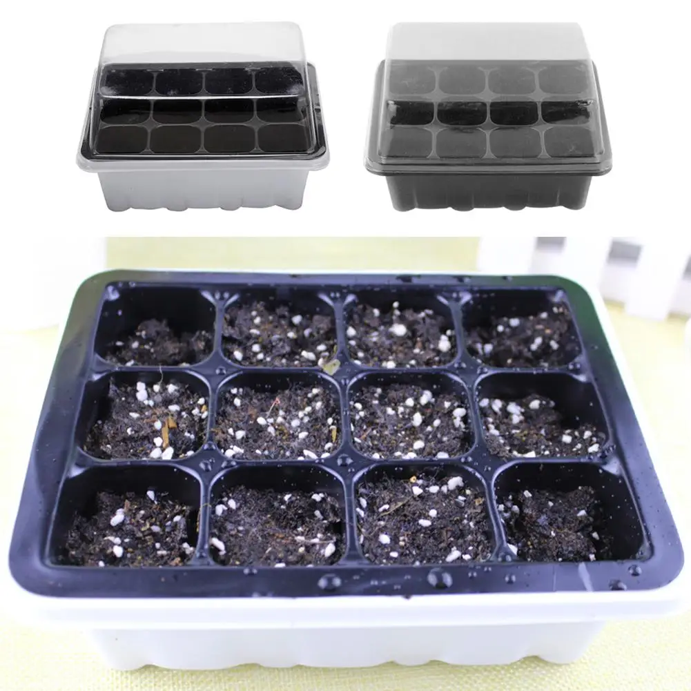12 Cells Seeding Box Family Breeding Propagate Seed Germination Nursery