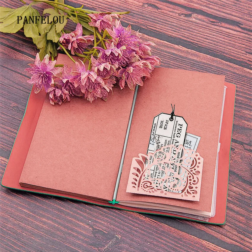 

PANFELOU Volume flower bookmarks Scrapbooking DIY Halloween Embossing mould card paper die stencils punch Metal cut dies cutting
