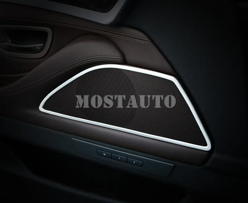 Для BMW 5 серия F10 F11 внутренняя передняя дверь рамка динамика накладка 2011- 2 шт