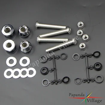 

Chrome Motorcycles Sissy Bar Mounting Docking Hardware Kit Custom for Harley Dyna FXDWG 06-08 FXDF 08-17 Softail FLSTF 00-02
