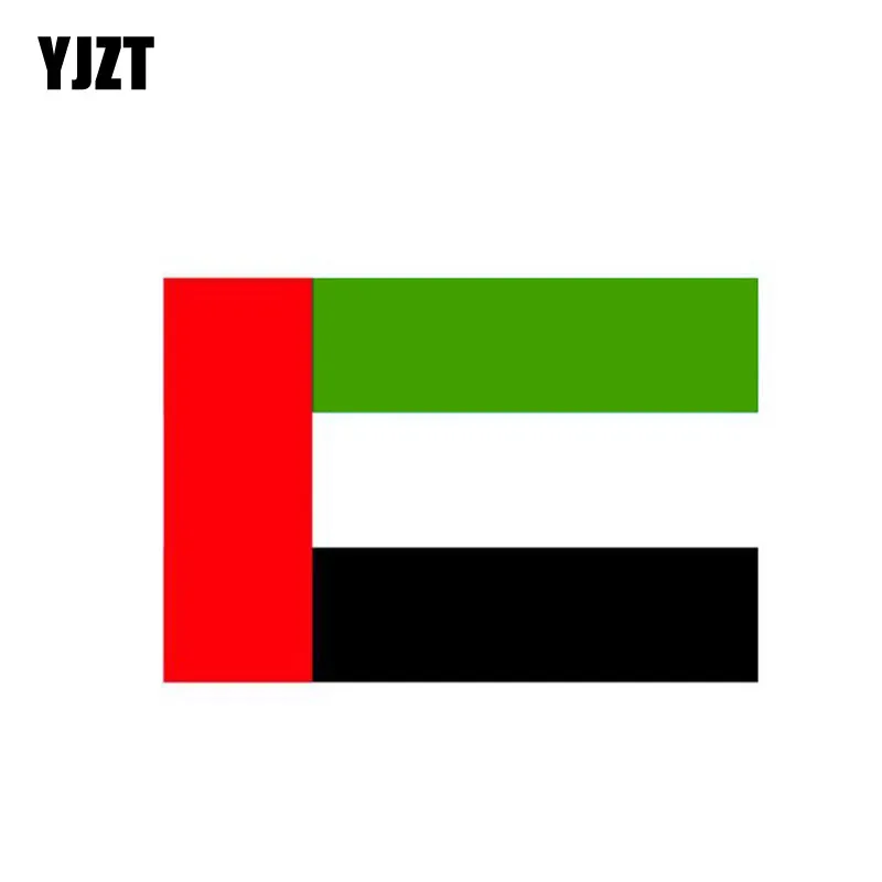 YJZT 11 1 см * 7 5 автомобильные аксессуары флаг Соединенных Арабских Эмиратов