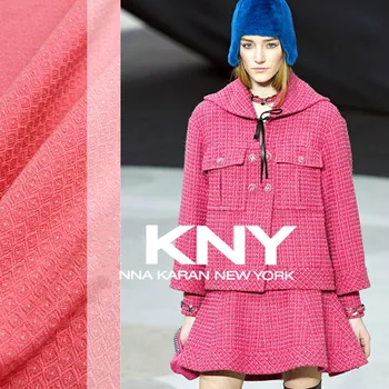 

2017new Custom 150cm wide wool woolen fabric new color warm spring series pink and lovely style autumn and winter jacket clothes