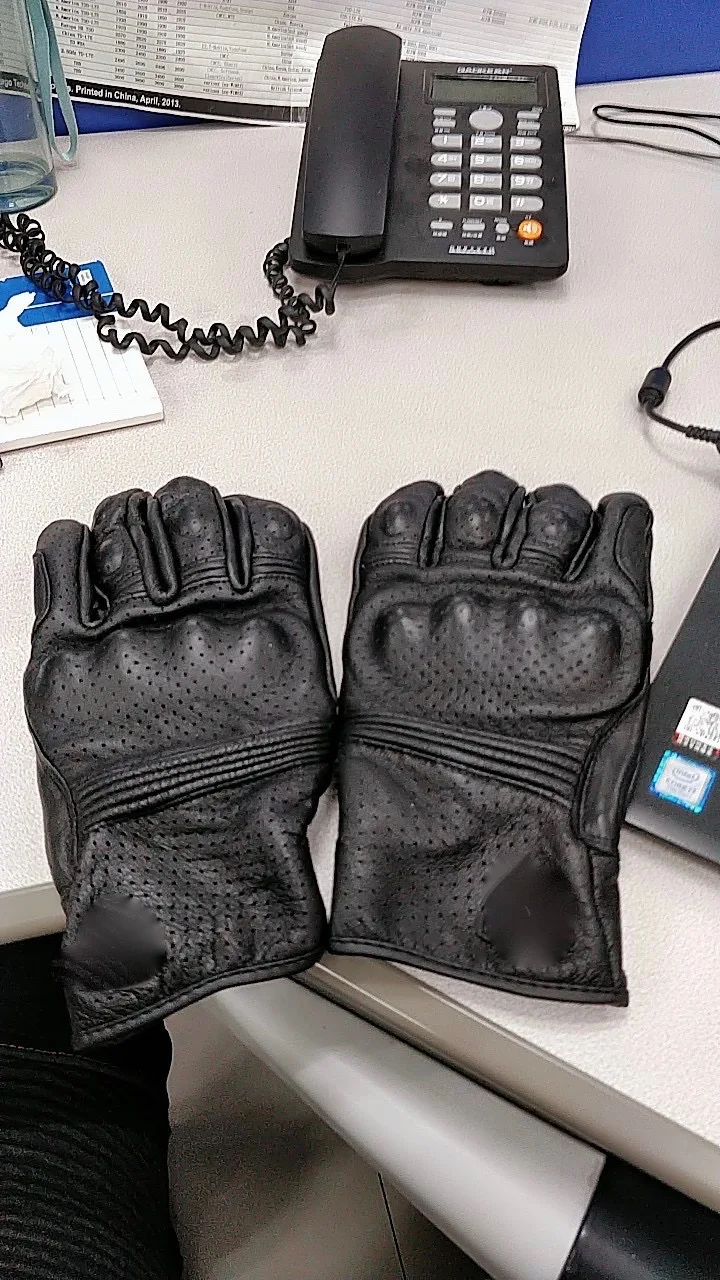 perforated leather summer glove b5