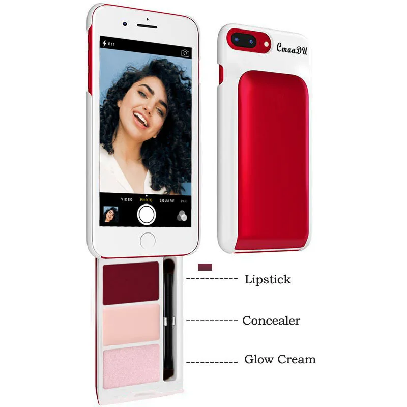 WHITE & RED