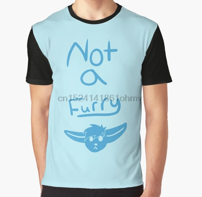 

All Over Print 3D Women T Shirt Men Funny tshirt Not a furry Graphic T-Shirt