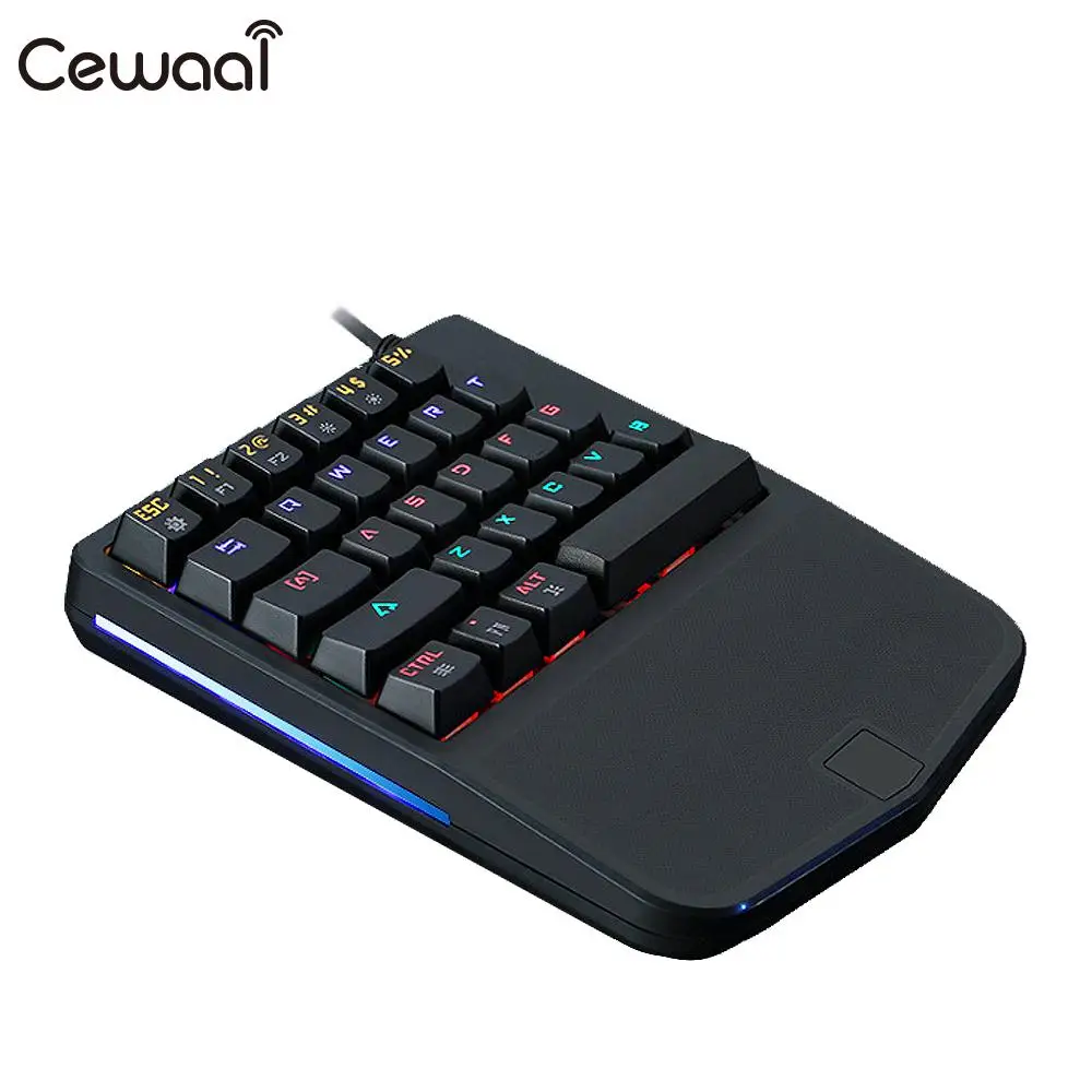 Keyboard Keypad USB Keypad Mini Computer Durable Laptop Floating LEDin