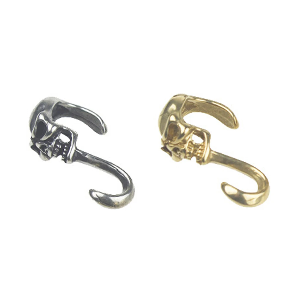 Skull S Hook Clasp -DIY Necklace Bracelet Connector Findings Leather Craft
