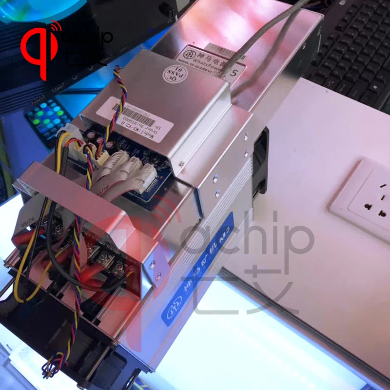 3 шт. Фирменная Новинка Стиль BTC BCH Шахтер Asic Майнер биткоинов WhatsMiner M3 12TH/S + блок