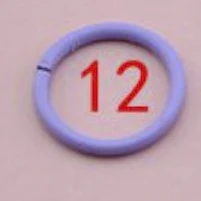 100 шт./лот 1x10 мм разноцветные металлические DIY ювелирных изделий закрыть одной петли соединительные кольца и Разделение кольцо для изготовления ювелирных изделий - Цвет: light purple 12