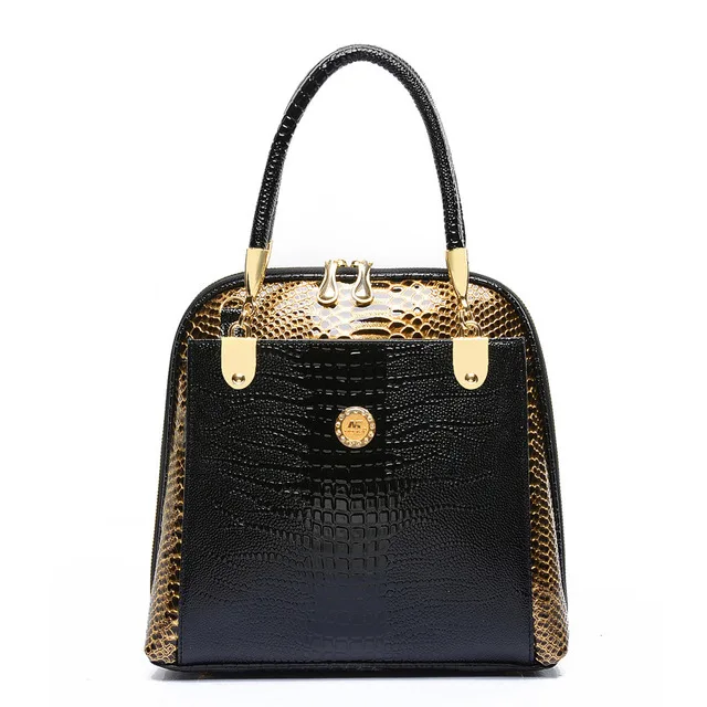 

2017 Hot Sale Women's Shell Bag Embossed Handbag Crocodile Pattern Tote Bag Ladies Handbags bag