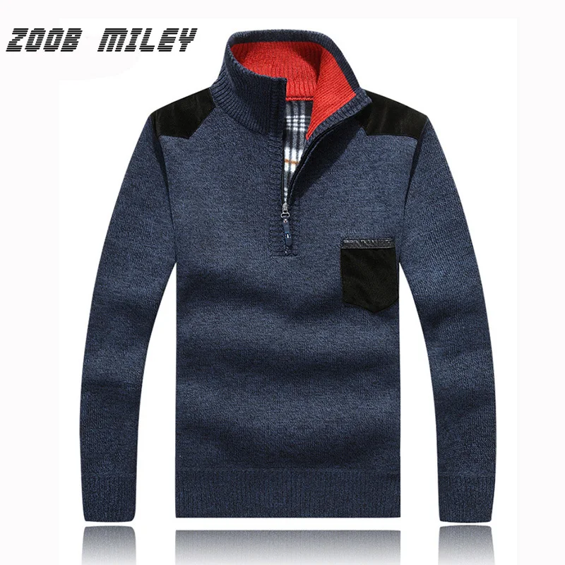 warm zipper sweater