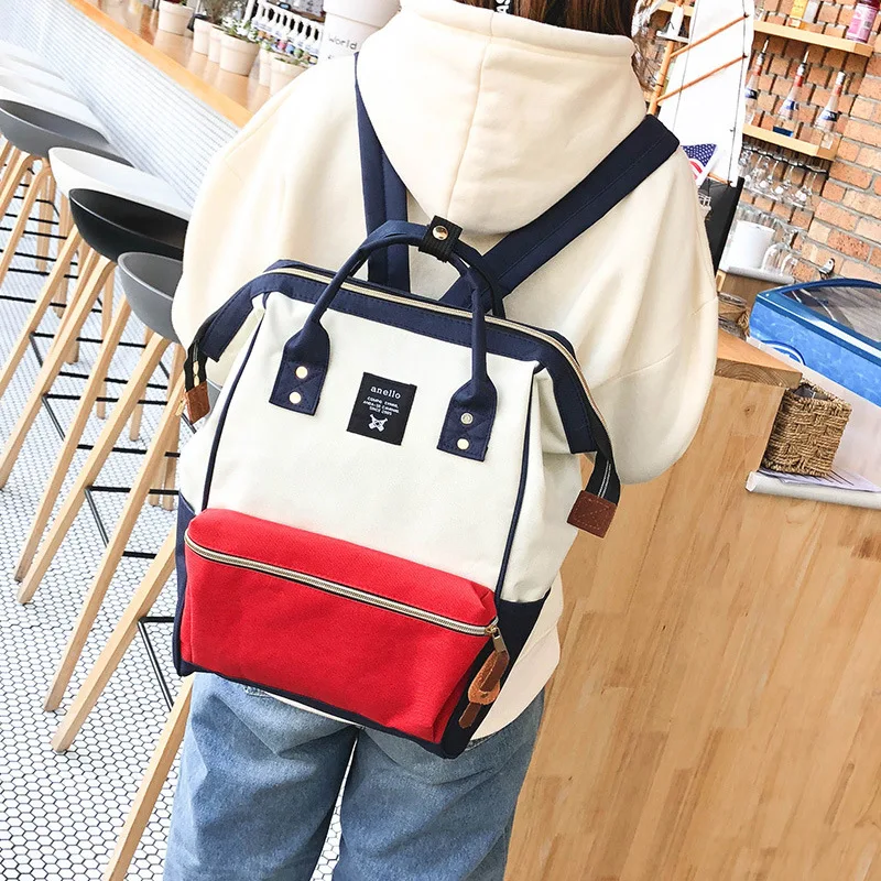 

Fashion Women Backpack Student Canvas School Bag for Teenage Girls Travel Backpacks Female Bookbag WBS620