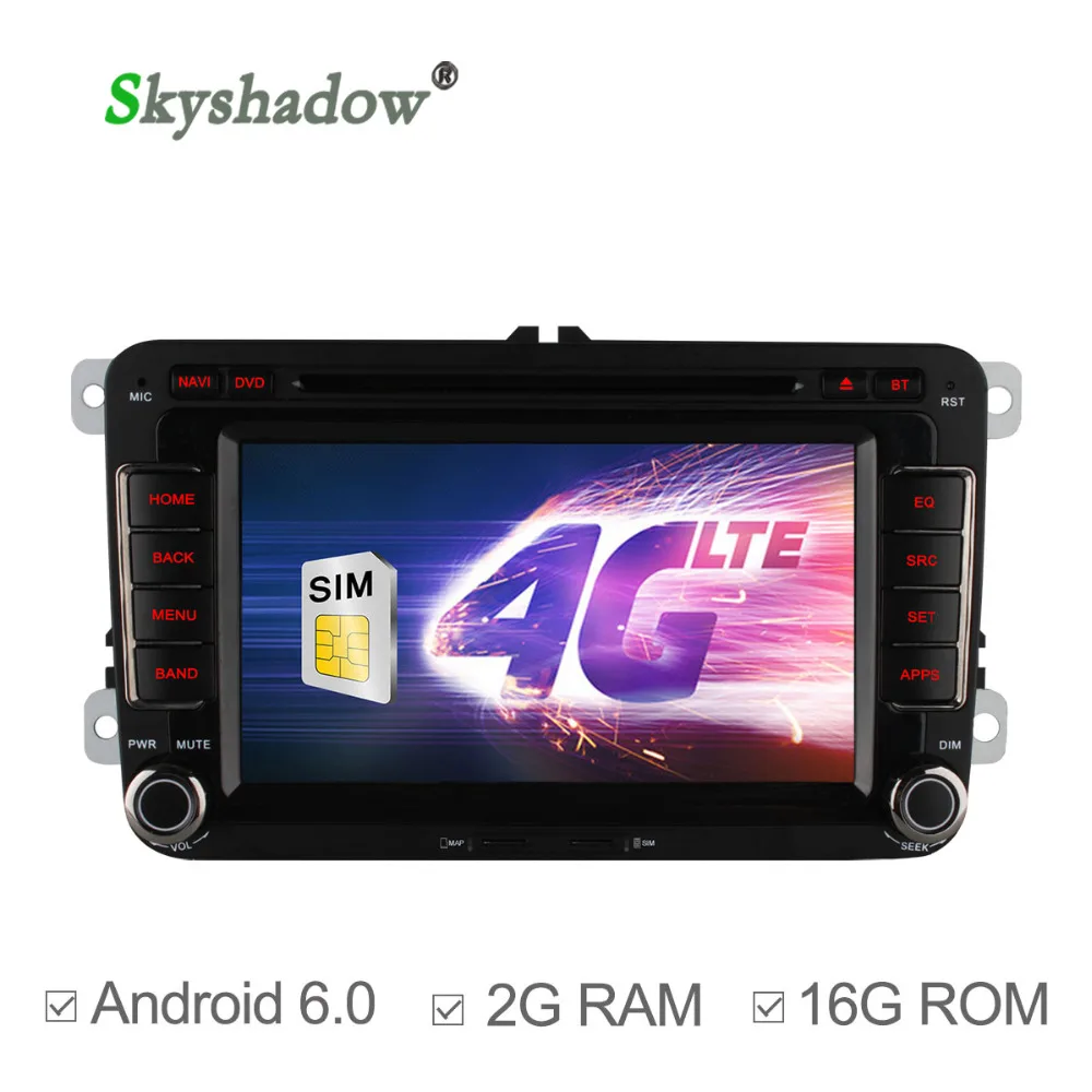 Ownice c500 Android 6.0 4 Ядра 2ГБ RAM Dvd-плеер Автомобиля Для Volkswagen Passat Caddy Sharan Jetta POLO GOLF Skoda Seat