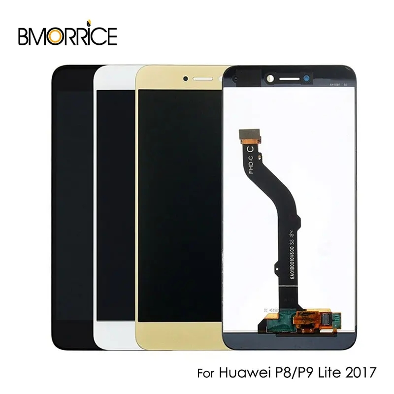 

Original LCD Display + Touch Screen Digitizer Replacement Assembly For Huawei P8 / P9 Lite 2017 PRA-LA1 PRA-LX1 PRA-LX3 No Frame