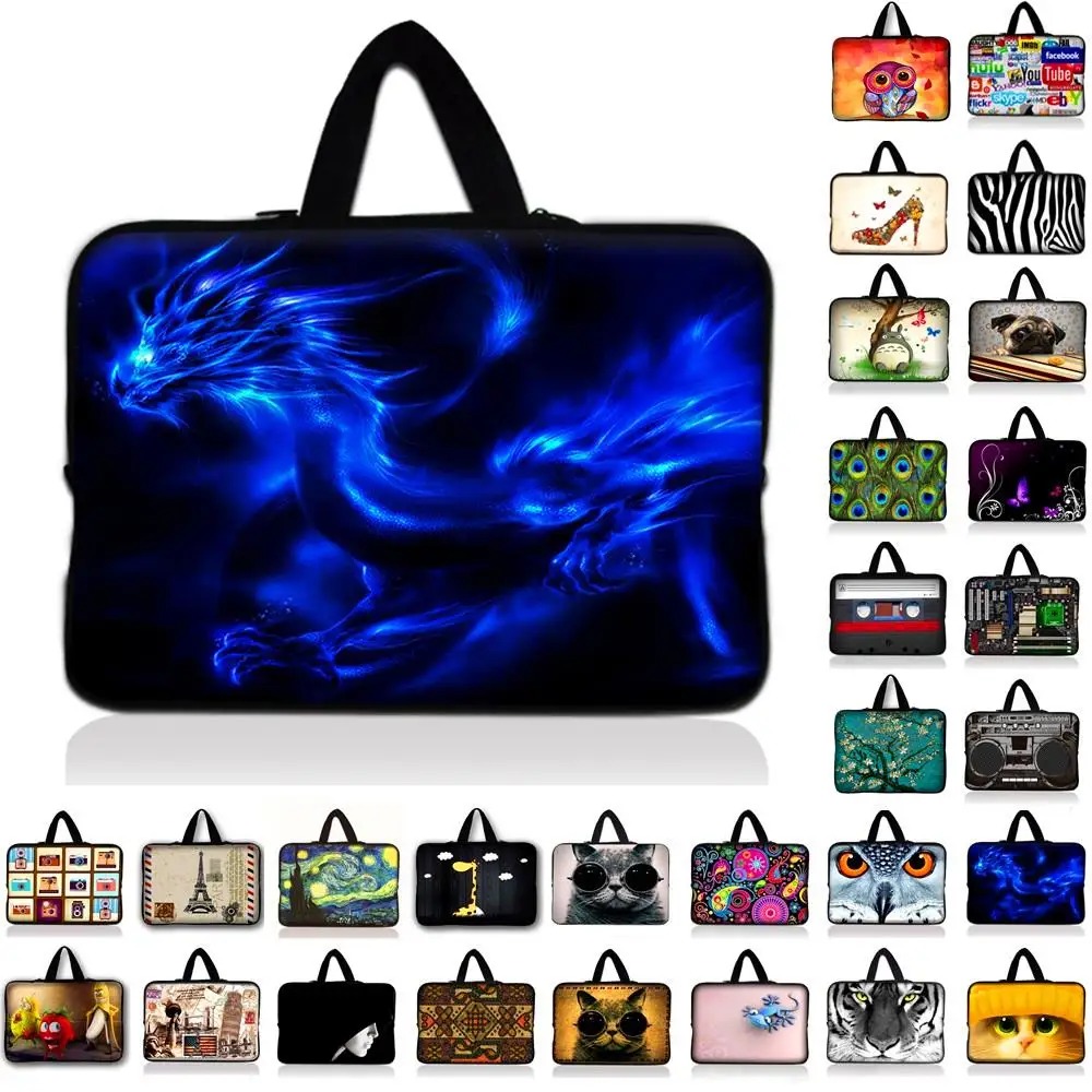 

7 10 11.6 13 14 15.4 17 Neoprene Laptop Bag Sleeve Pouch Bag For Notebook Computer Bag 13.3 15.4 15.6 17.3 For Macbook Air / Pro
