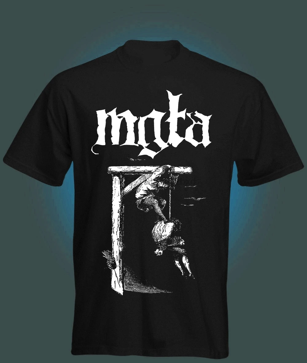 

Mgla Black Metal Tee-shirt Mens Round Neck Short Sleeves T-shirt Cotton Bottoming T Shirt Casual Tops Fashion Clothing