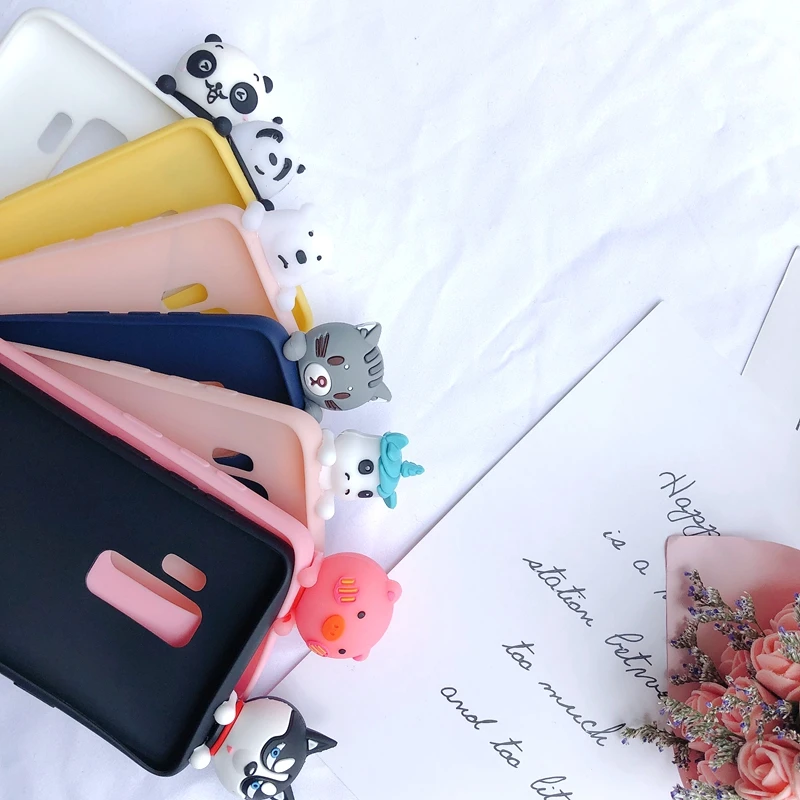 J4 J6 плюс 3D чехол etui samsung Galaxy J4 J6 плюс чехол Kawaii Единорог силиконовый чехол для samsung J4 J6 чехол для телефона