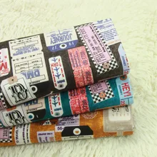 Высокое качество и Чистый хлопок платье ткань ручной работы сделай сам одежда ткань с модным принтом tissus лоскутное