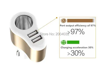 

FOR ssangyong Kyron Rexton Rexton II Actyon KORANDO Rexton New Actyon/Korando car-charger Mobile phone usb charger