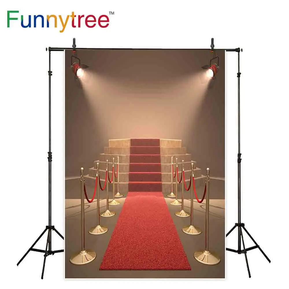 Funnytree backdrops for photography studio Red carpet stage stair celebration luxury professional background photocall prop Funnytree backdrops for photography studio Red carpet stage stair celebration luxury professional background photocall prop