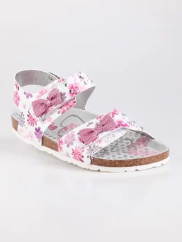 

ACE open-toed sandals with print flowers and rhinestone