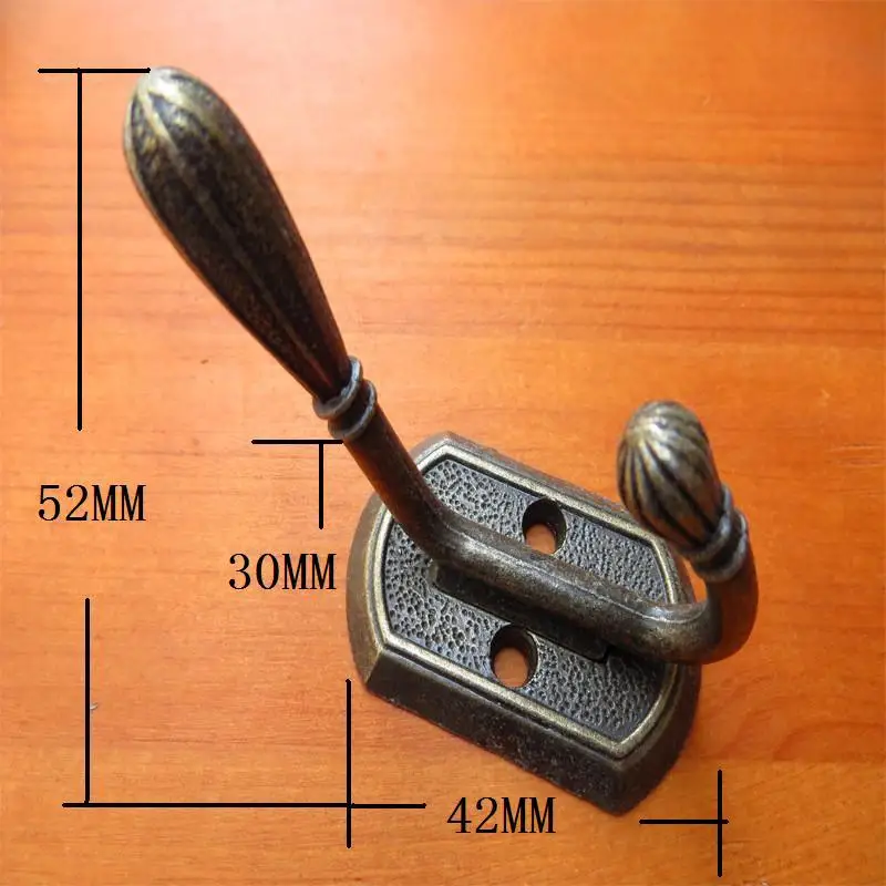 Furniture Hardware Antique coat hooks Antique Brass Victorian Wall coat