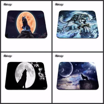 

New Arrivals Cool Wolf Computer Mouse Pad Mousepads Decorate Your Desk Non-Skid Rubber Pad 22*18cm and 29*25cm and 20*25cm