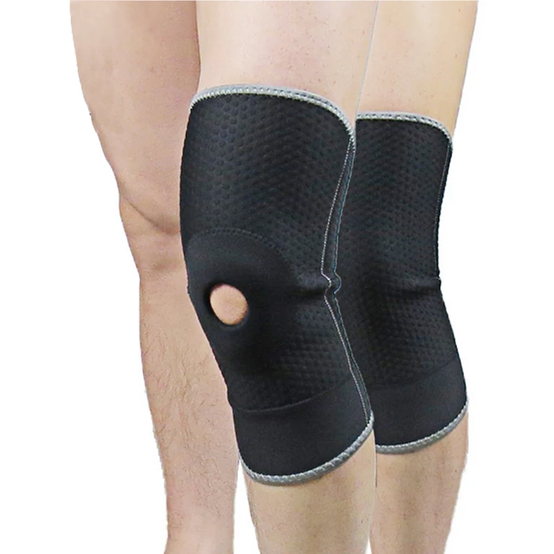 

1pc Sports Training Knee Support Brace Knee pad Basketball Running Tennis Patella Knee Pads Hole no Hole Kneepad Safety Guard