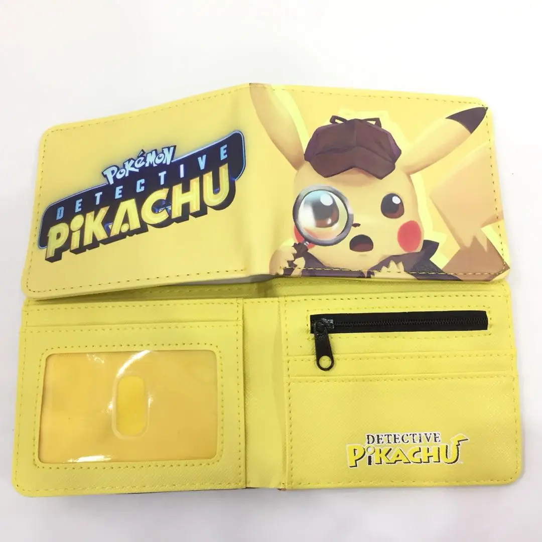 Мультяшный Покемон кошелек Kawaii Pokemon pikachu портмоне для женщин кредитница кошельки и кошельки