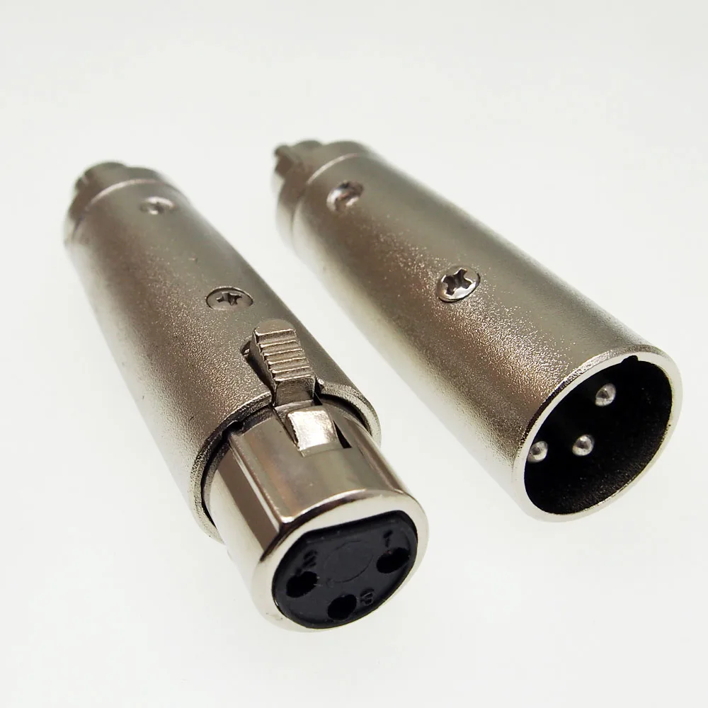 5 шт. RCA штекер XLR 3Pin Canon Женский Адаптер микрофон штекер|Коннекторы и разъёмы| |
