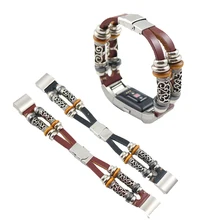 Высококачественный кожаный ремешок для FitBit Charge 2 ремешок для умного браслета Замена браслета браслет для Charge 2