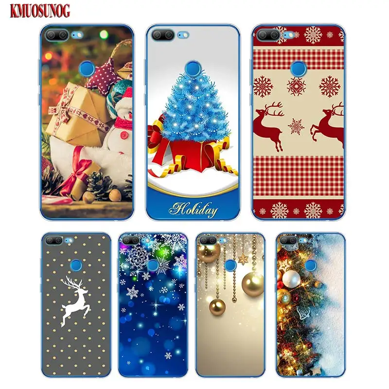

Soft Silicone Phone Case New Year Gifts Christmas for Huawei Honor 7A 7C 8 8A Pro 8C 8X 9 9N 10 V20 V9 Lite Cover