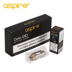 5 шт./лот электронная сигарета Aspire Cleito EXO катушки 0.16ом замена катушки для Aspire Cleito EXO танк электронная сигарета испаритель