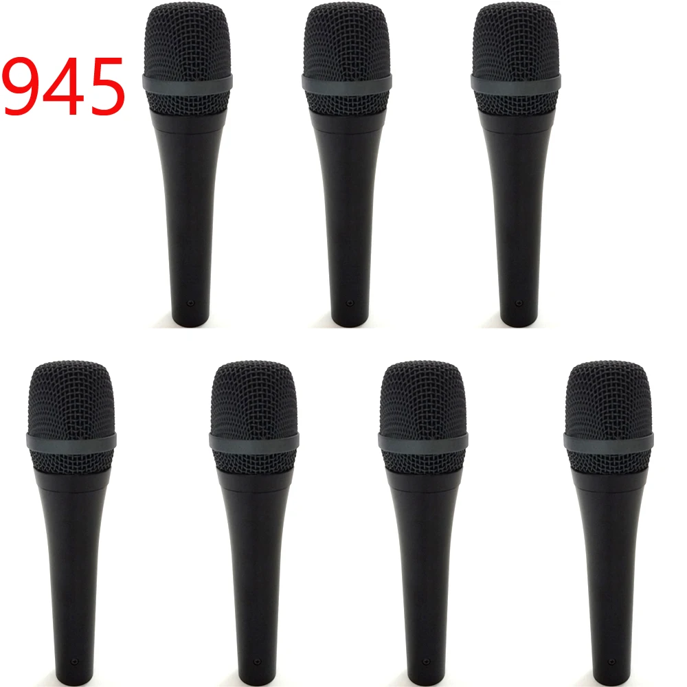

7 Pieces 945 Supercardioid Professional Vocal Microphone Handheld with Clip and Bag Dyn/Card Mic Dynamic Cable Professional Mic