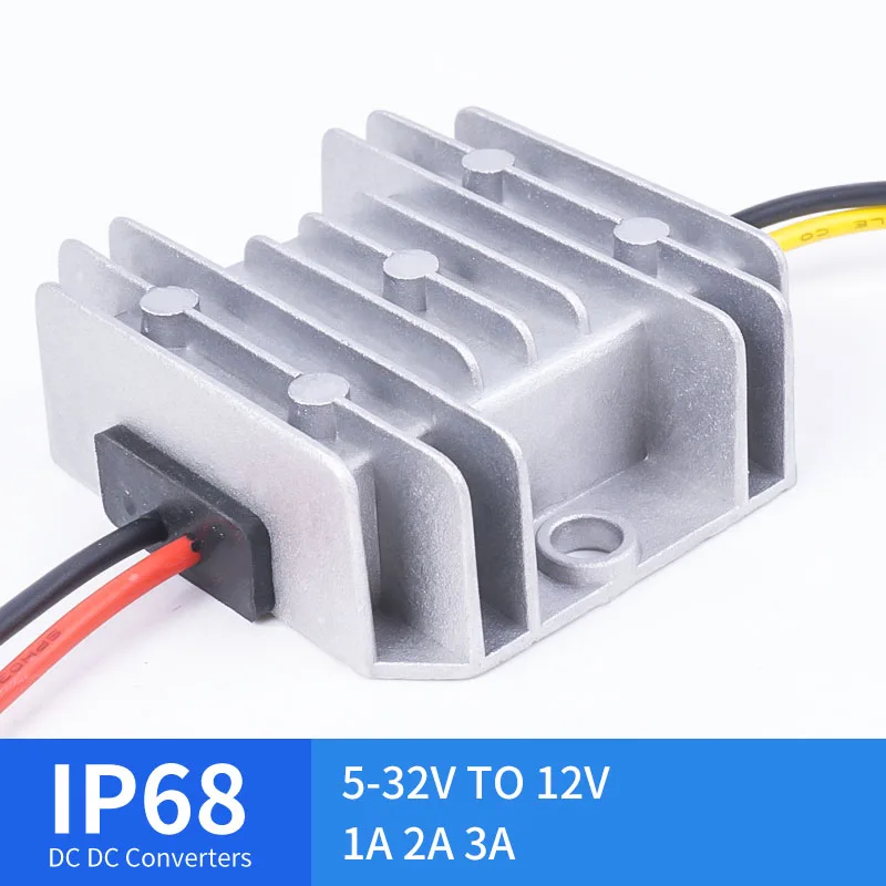 

Mini 5-32V TO 12V 1A 2A 3A DC Step-Down Converter Stepped DC Waterproof Converter Golf Cart Reducer High Quality RCNUN CE RoHS
