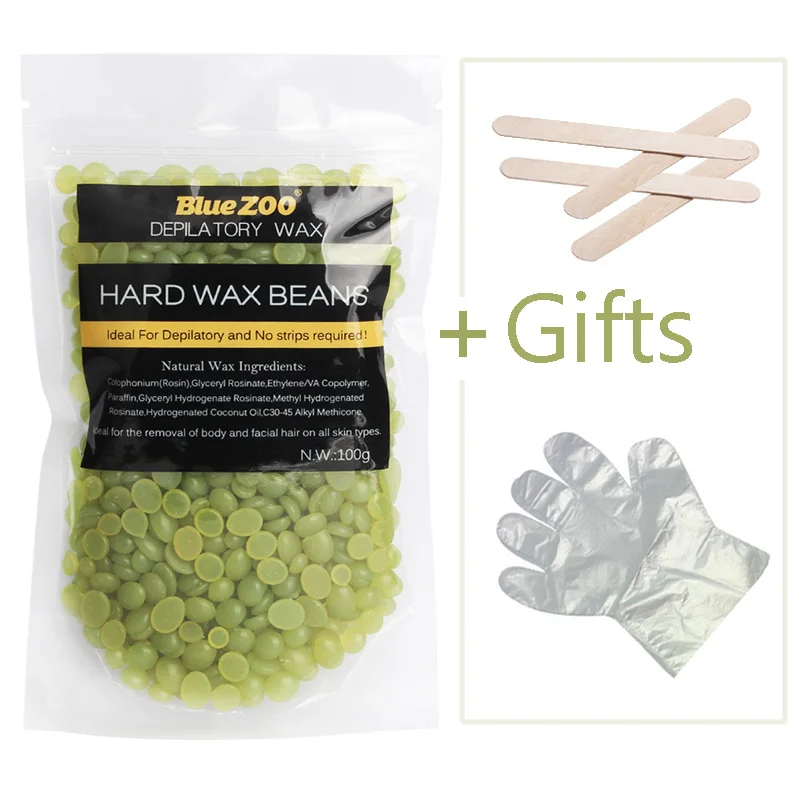 100g/bag Hard Wax Beans Hair Removal Men/women Facial Body Depilation