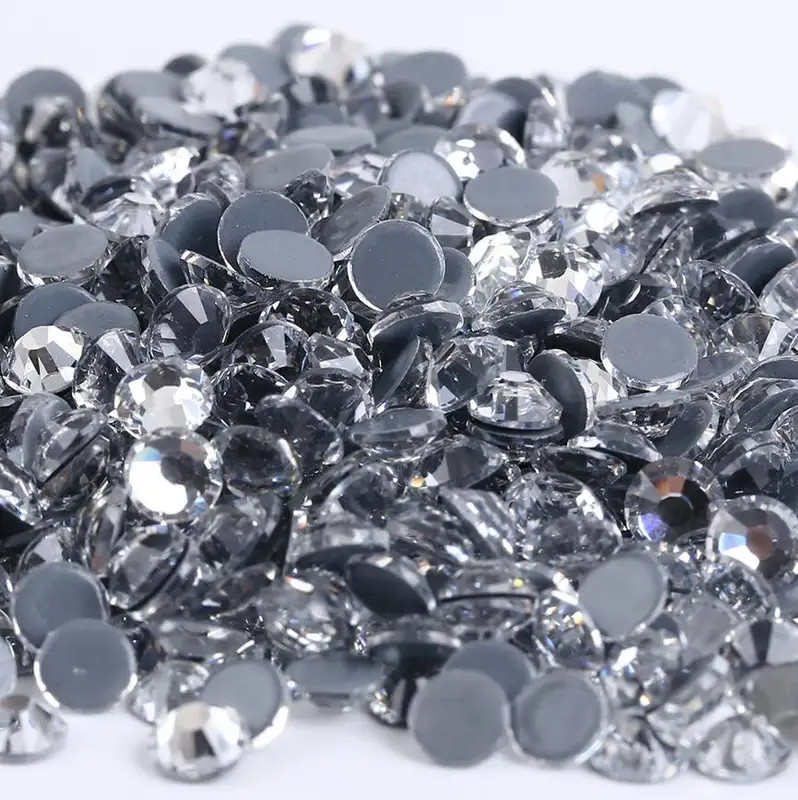 All Size Top Quality Crystal AB/Clear Super Bright Hot-Fix