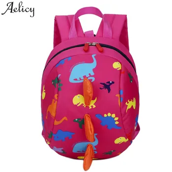 

Aelicy 2018 Hot New Fashion Light High Quality Boys Girls Kids Dinosaur Pattern Animals Backpack Toddler School Bag