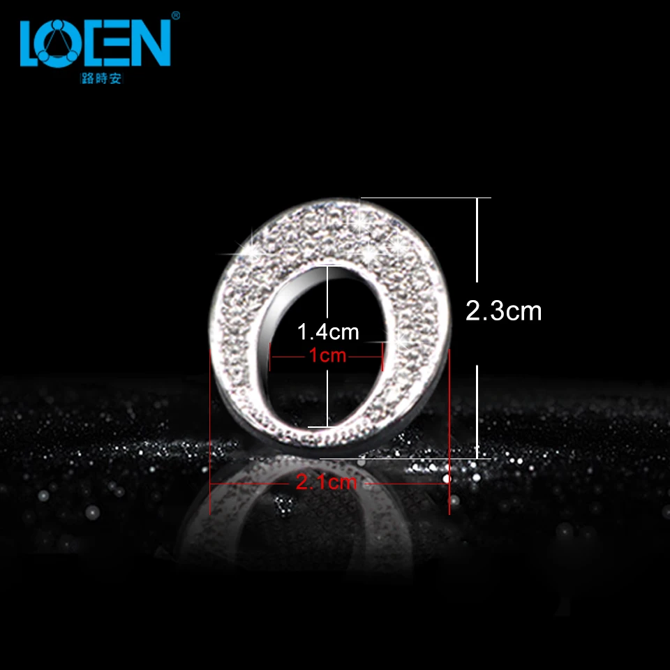 LOEN 4 шт./компл. серебряная Роскошная декорация наклейка для Mercedes Benz новинка C/New E/GLC