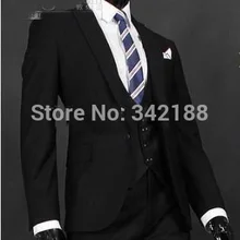 Смокинги для Жениха Лучший мужской костюм свадебный для шафера Мужские костюмы жениха(куртка+ брюки+ галстук+ жилет)/костюм для шафера/западный костюм