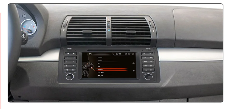 Top NaviFly Original UI 7" Car DVD multimedia player For BMW/E39 X5 E53 With Car GPS radio audio BT USB SD Canbus RDS MIC E39 2