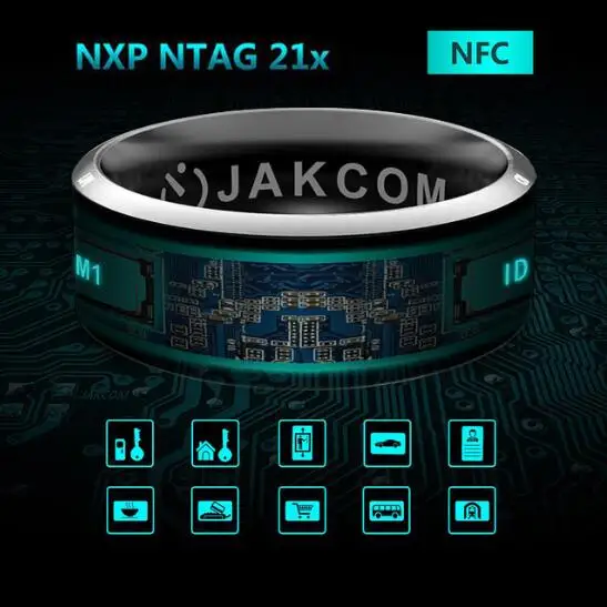 Оригинальное умное кольцо Jakcom R3 R3F MJ02 новая технология волшебное NFC кольцо для Android Windows NFC мобильный телефон