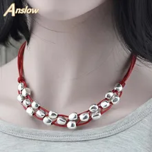 Anslow Брендовое качественное модное ювелирное изделие, Новое поступление, винтажные бусы, короткое колье, ожерелье, Прямая поставка, подарок LOW0012AN