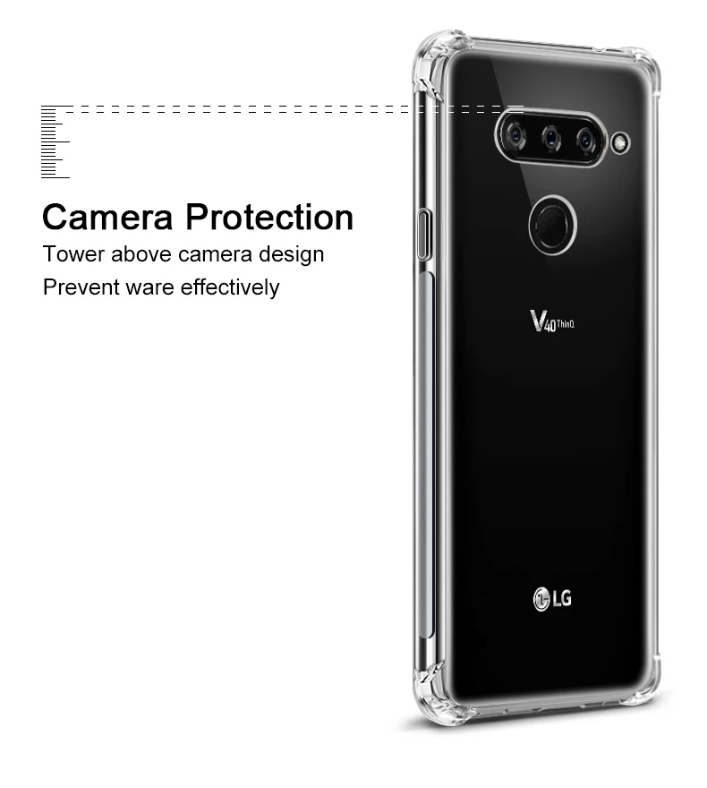 Чери чехол для LG V30 V40 V20 чехол прозрачный мягкий TPU чехол для LG G6 G7 плюс Q6 Q9 X K10 K8 K4 K40 Мощность 2 3