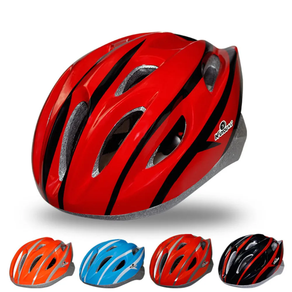 

High quality plastic EPS Ultralight Bicycle Helmet Adjustable Bike Cycling Comfortable Helmets with Light casco ciclismo 55-65cm